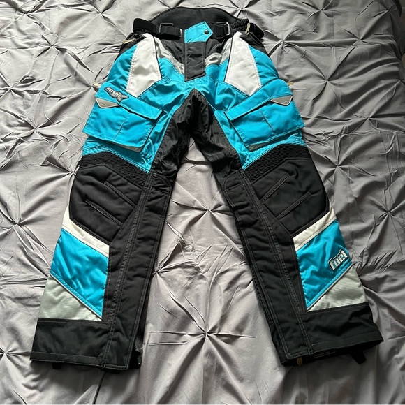 Women’s size small blue black and White Castle X snowmobile pants size small - Picture 1 of 9